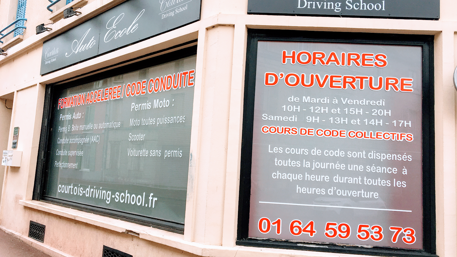 Courtois Driving School Auto-école Etampes