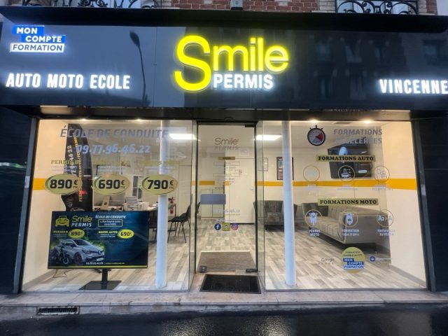 Smile permis Vincennes - Vincennes - +33 9 77 96 46 22