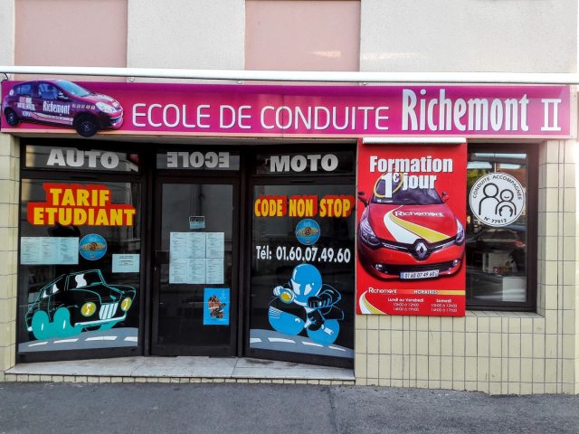 Ecole de Conduite Richemont - Lagny-sur-Marne - +33 1 60 07 49 60