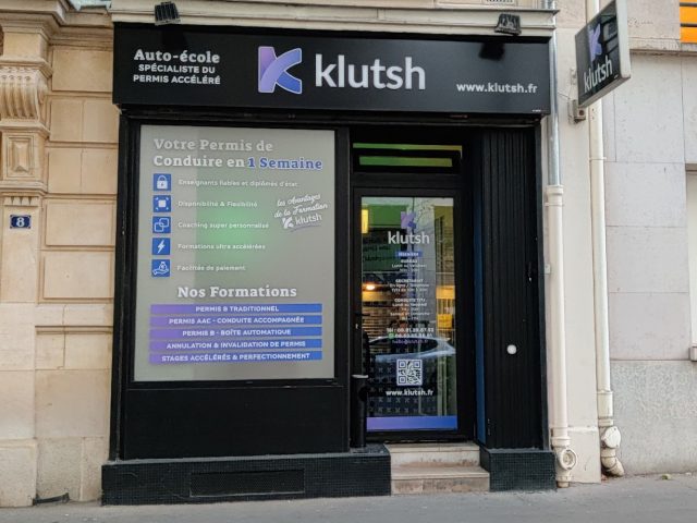 Auto-école Klutsh Permis - Paris - +33 9 80 80 68 59