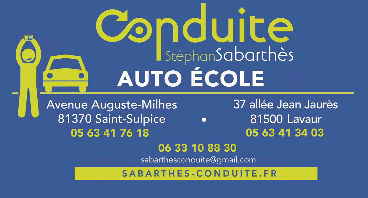 SABARTHES CONDUITE LAVAUR