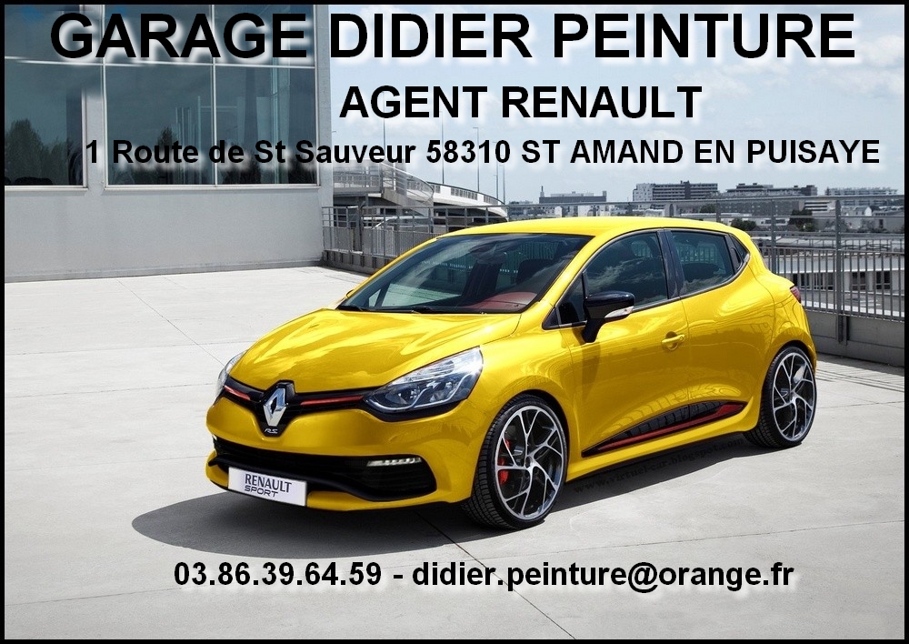 SARL ROCHES Agent RENAULT Garage Didier Peinture ST AMAND