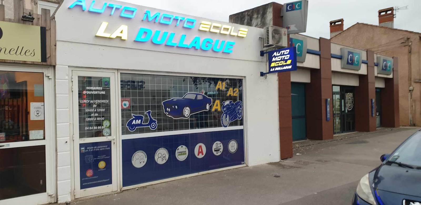 AUTO-MOTO école la dullague COURSAN