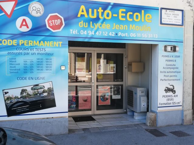 Auto-Ecole du Lycée Jean Moulin - Draguignan - +33 4 94 47 12 42