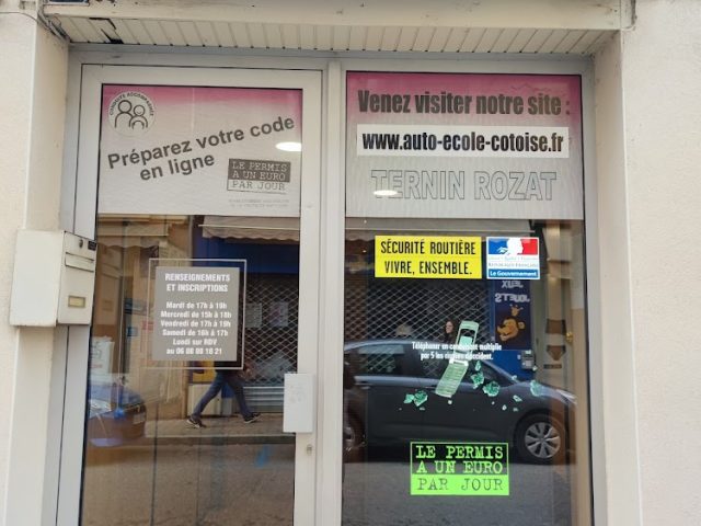 Auto-Ecole Ternin-Rozat - La Côte-Saint-André - +33 4 74 20 37 77