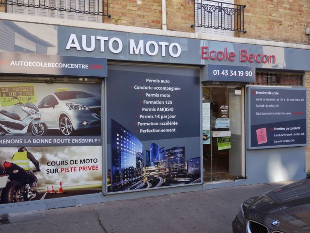 Auto Ecole Becon Centre - Courbevoie - +33 1 43 34 19 90