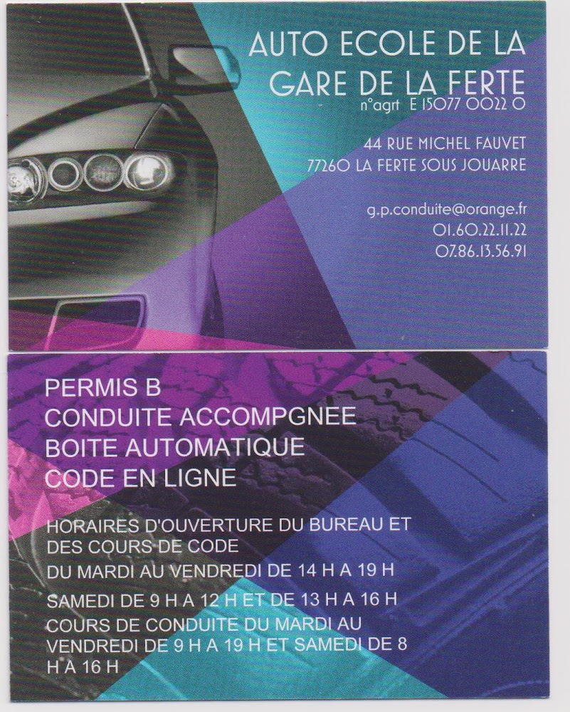 auto-école de la gare de la Ferté