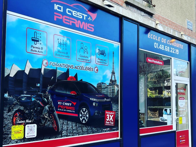 ICI C’EST PERMIS - ÉCOLE DE CONDUITE - Aulnay-sous-Bois - +33 1 48 68 22 19
