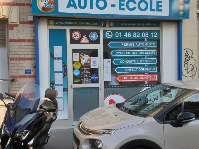 TIC TAC Auto Moto École - Vitry-sur-Seine - +33 1 46 82 08 12