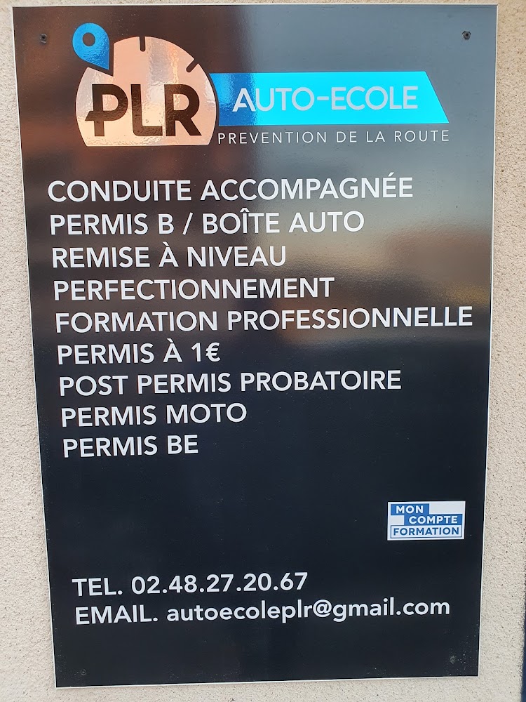 AUTO ECOLE PLR Bourges/ et PLR Saint doulchard