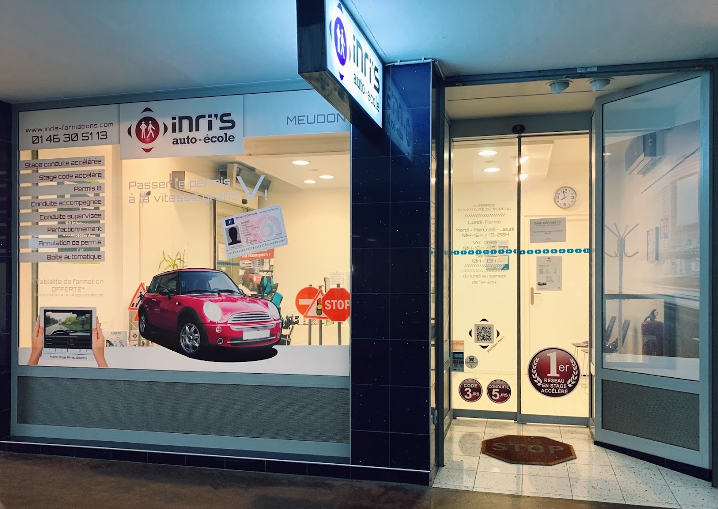 Auto-école INRI'S Meudon - N°1 du Permis Accéléré