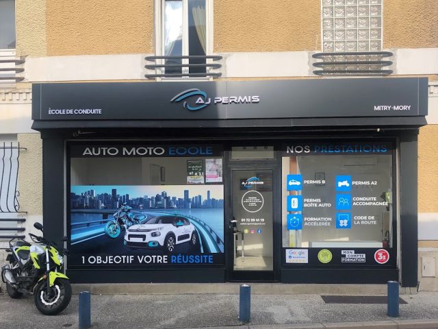 Auto-Moto Ecole AJ PERMIS - Mitry-Mory - +33 1 72 99 41 19