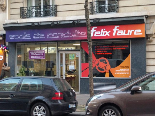 Ecole de Conduite Felix Faure - Paris - +33 1 45 58 35 36