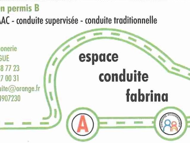 espace conduite fabrina - Longué-Jumelles - +33 6 08 27 00 31