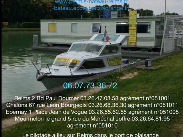 Bateau Ecole Heitz - Reims - +33 3 26 47 03 58