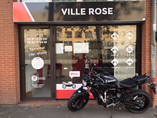 auto école CER VILLE ROSE - Toulouse - +33 5 81 10 33 00