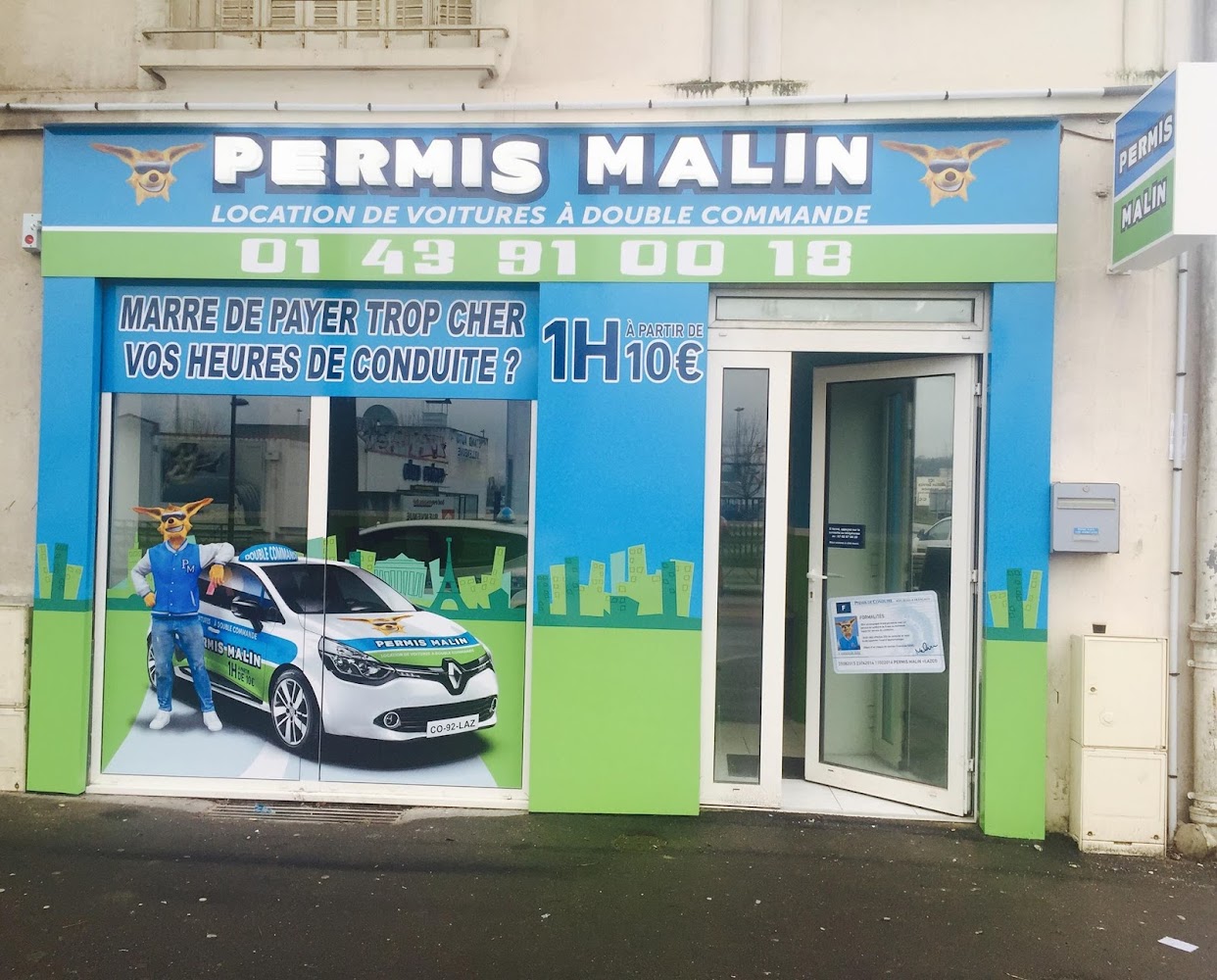 Permis Malin - Villeneuve le roi (94) - Location de voitures auto-école