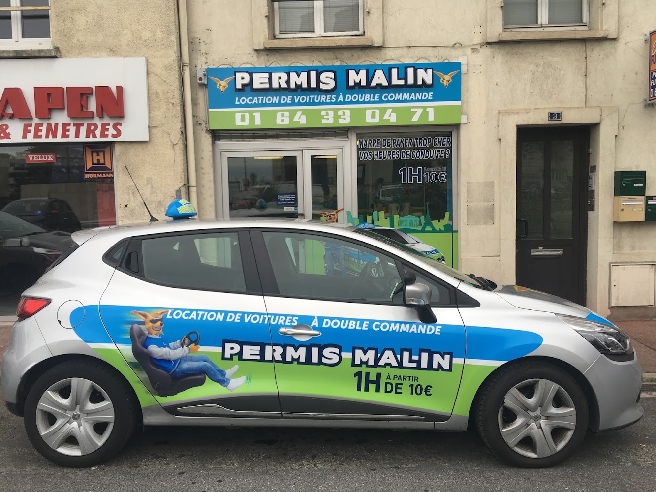 Permis Malin - Meaux (77) - Location de voitures auto-école à double commande