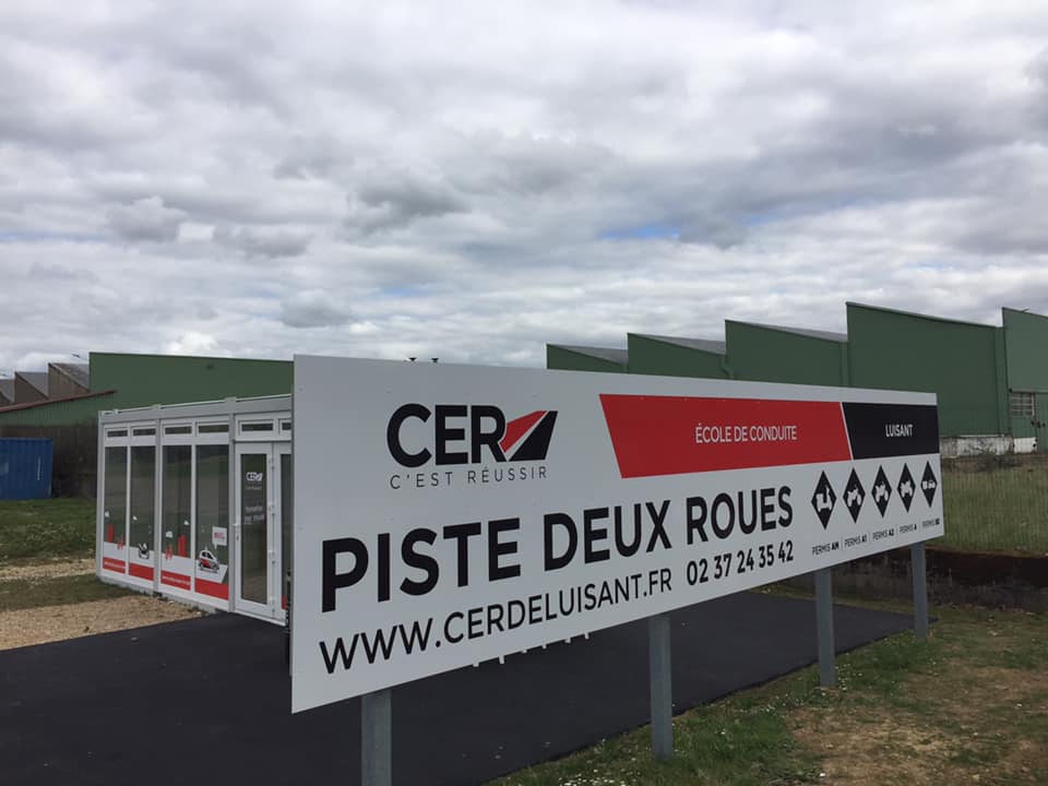 Pistes Moto-école Privées CER de Luisant