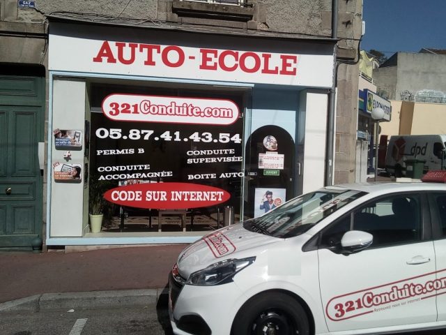Auto-école 321 Conduite - Limoges - +33 5 87 41 43 54