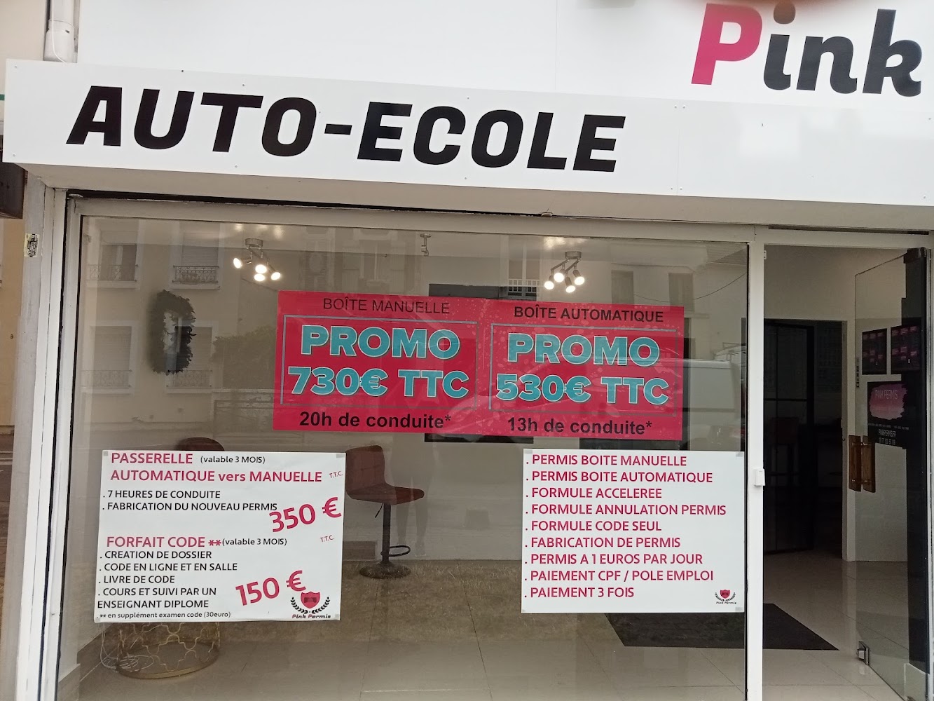 auto-école Pink Permis Montfermeil