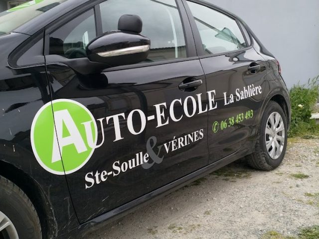 Auto Ecole La Sablière - Vérines - +33 9 52 33 89 80