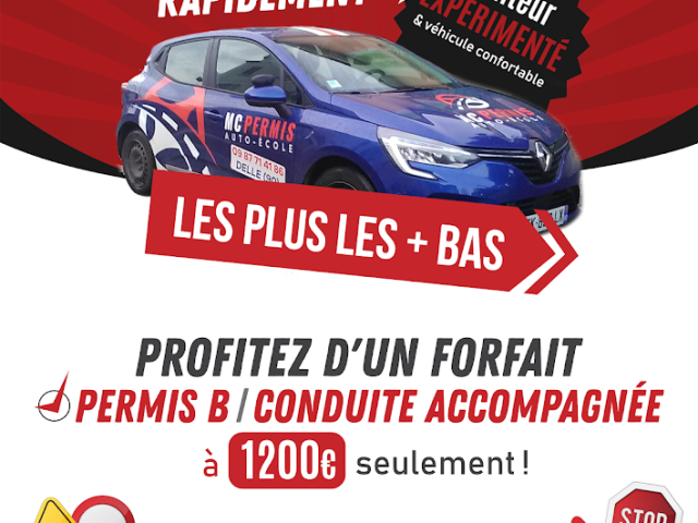 Auto Ecole Mc'permis - Delle - +33 6 70 45 73 52
