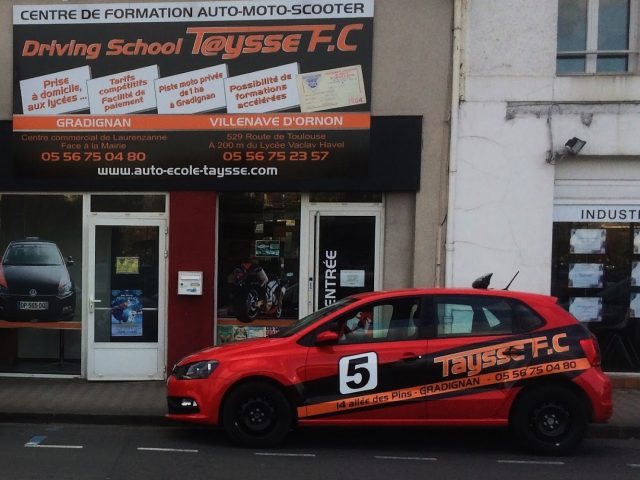 AUTO ECOLE TAYSSE FC II - 529 ROUTE DE TOULOUSE- VILLENAVE D'ORNON - Villenave-d'Ornon - +33 5 56 75 23 57