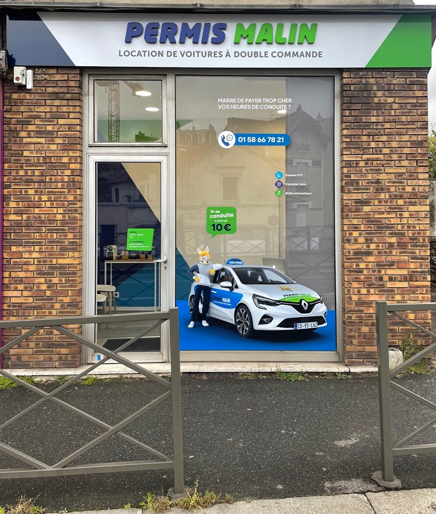 Permis Malin - Rosny Sous Bois - Location de voitures auto-ecole
