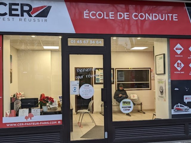 Auto école CER Pasteur - Paris - +33 1 45 67 34 64