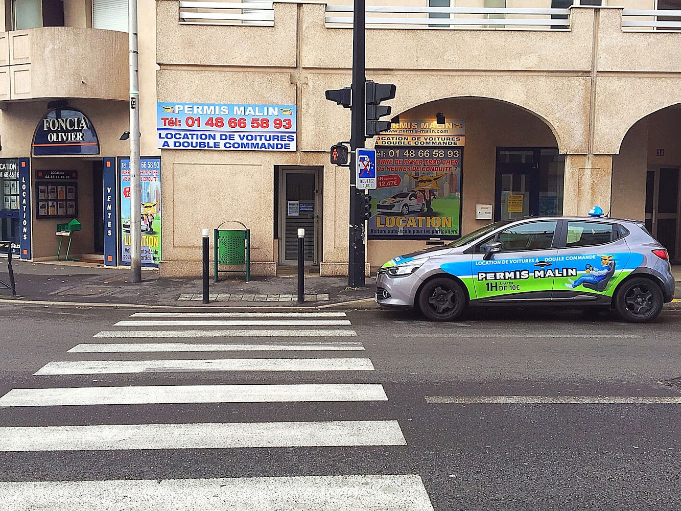 Permis Malin - Aulnay-sous-Bois - Location de voitures auto-école à double commande