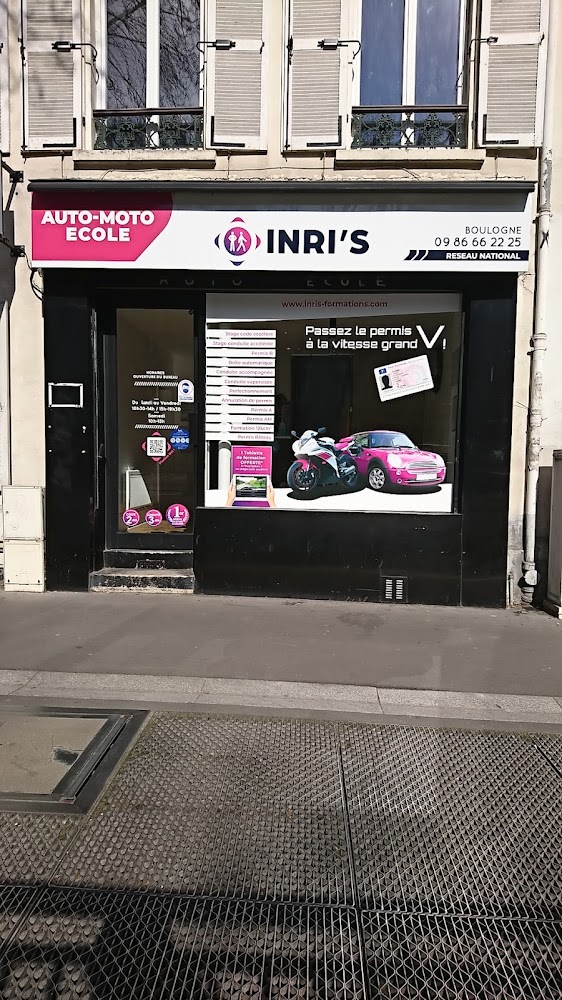 Auto-Ecole INRI'S Boulogne - N°1 du Permis Accéléré