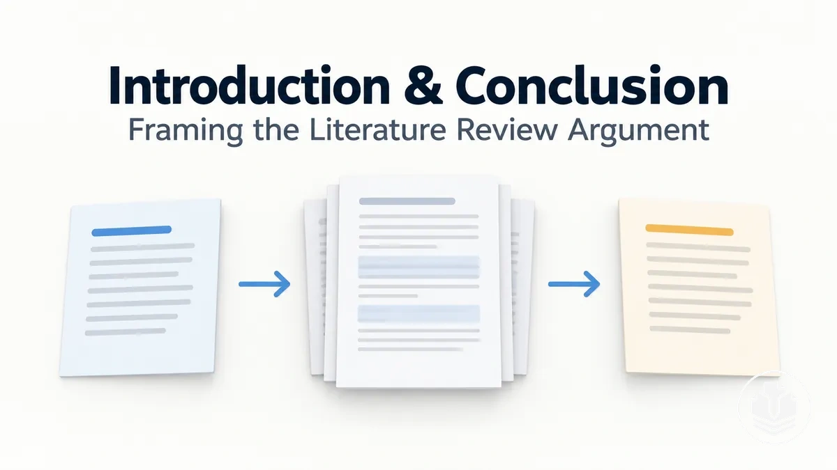 Literature review introduction and conclusion framing the review argument.
